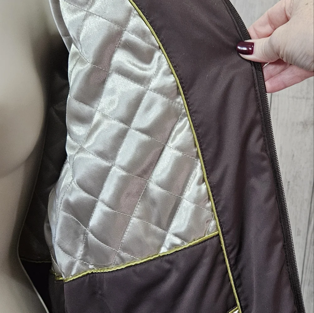 LIZ CLAIBORNE Full Zip Puffer Jacket - Picture 8 of 11